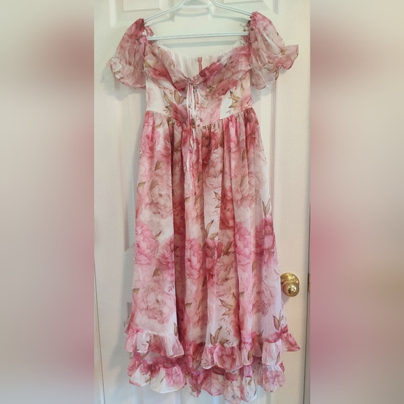 Rose Ruffle Dress - Picture 2 of 5